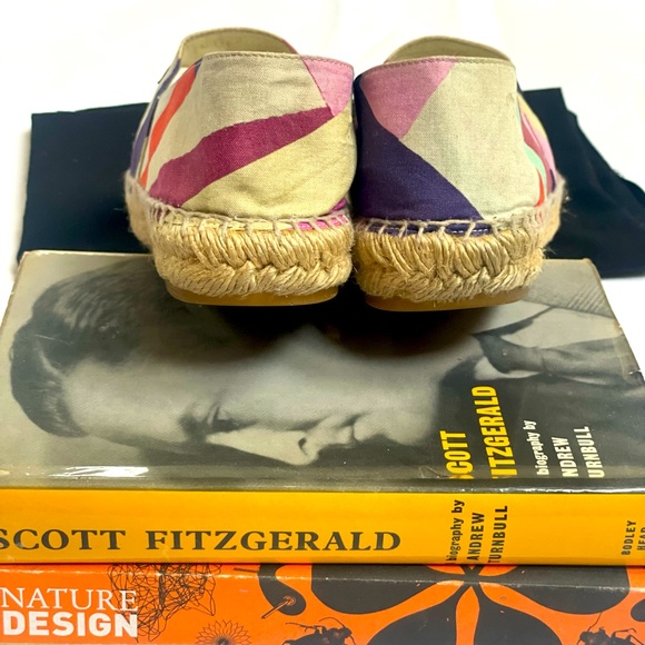 CHANEL ESPADRILLES - LIMITED EDITION HAND PAINTED CANVAS - SIZE 40 - Picture 5 of 6